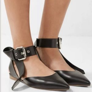 Monse Buckle Flats